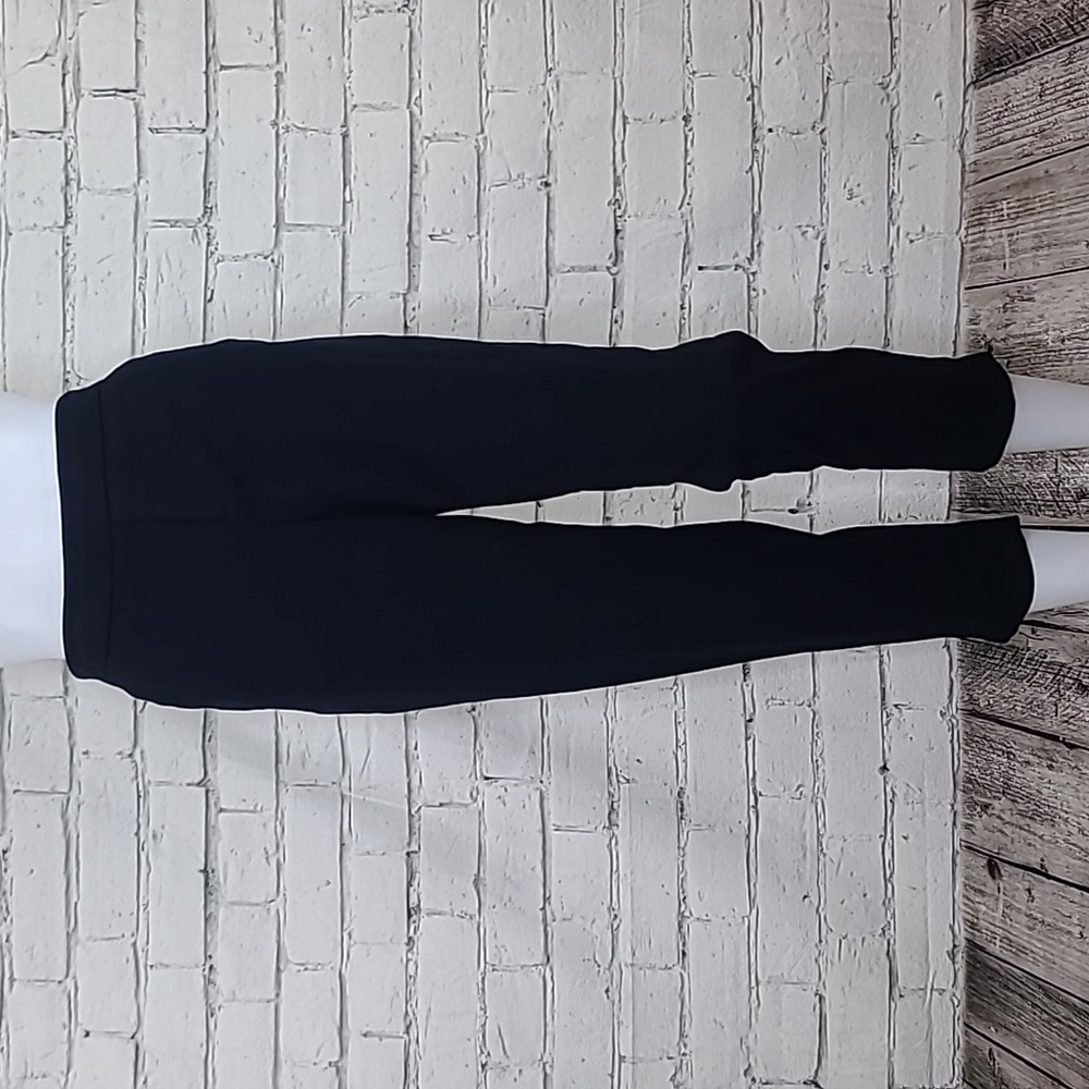 Banana Republic Hayden Comfy Chino Flat Front High Rise Tapered Ankle Pant Navy